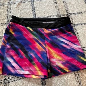 Danskin Pink and Blue Athletic Shorts Vibrant Design